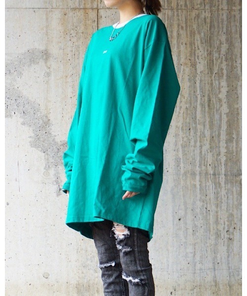 VIBGYOR（ヴィブジョー）の「【Re:one】-L.GREY-  TAXI L/S TEE(MA)（Tシャツ/カットソー・メンズ・グリーン・FREE）」の6枚目の写真
