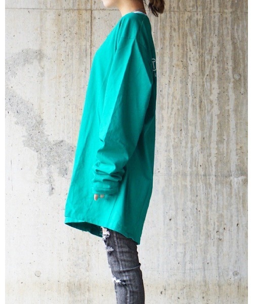 VIBGYOR（ヴィブジョー）の「【Re:one】-L.GREY-  TAXI L/S TEE(MA)（Tシャツ/カットソー・メンズ・グリーン・FREE）」の7枚目の写真