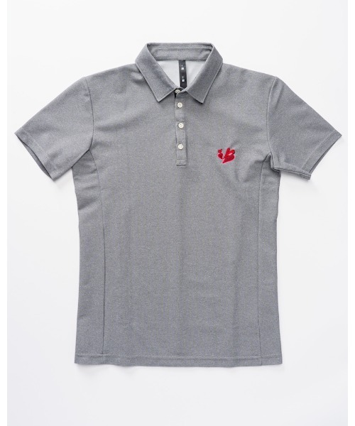 wjk（ダヴルジェイケイ）の「cool-polo (W floating heart)（ポロシャツ・メンズ・トップグレー/ブラック/カーキ・SMALL/X-LARGE/LARGE/MEDIUM）」の17枚目の写真