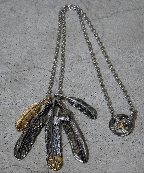 JOHN'S CLOSET（ジョンズクローゼット）の「【40】フェザーチャームネックレス（ネックレス・メンズ・シルバー/シルバー系その他3/シルバー系その他6/シルバー系その他4/シルバー系その他2/シルバー系その他5・FREE）」の2枚目の写真