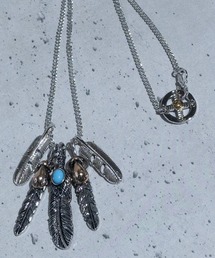 【40】フェザーチャームネックレス