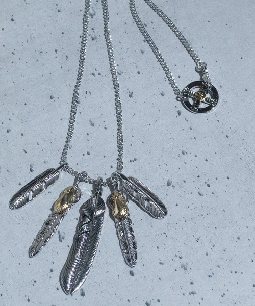 JOHN'S CLOSET（ジョンズクローゼット）の「【40】フェザーチャームネックレス（ネックレス・メンズ・シルバー/シルバー系その他3/シルバー系その他6/シルバー系その他4/シルバー系その他2/シルバー系その他5・FREE）」の4枚目の写真