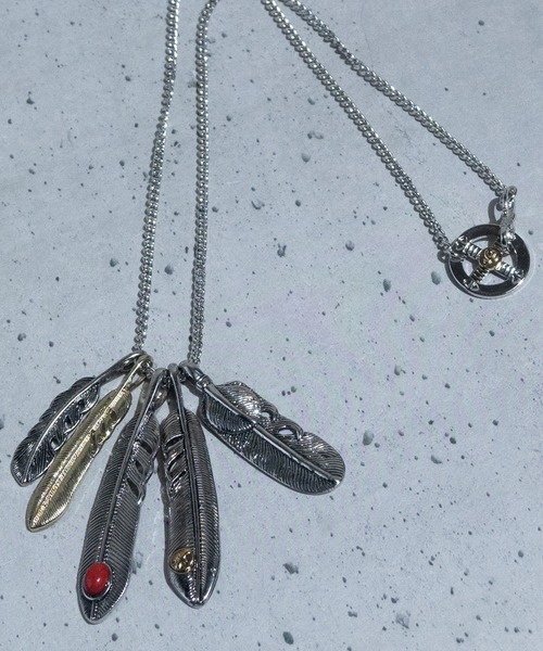 JOHN'S CLOSET（ジョンズクローゼット）の「【40】フェザーチャームネックレス（ネックレス・メンズ・シルバー/シルバー系その他3/シルバー系その他6/シルバー系その他4/シルバー系その他2/シルバー系その他5・FREE）」の5枚目の写真