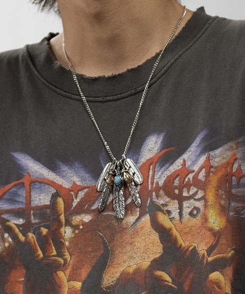 JOHN'S CLOSET（ジョンズクローゼット）の「【40】フェザーチャームネックレス（ネックレス・メンズ・シルバー/シルバー系その他3/シルバー系その他6/シルバー系その他4/シルバー系その他2/シルバー系その他5・FREE）」の12枚目の写真