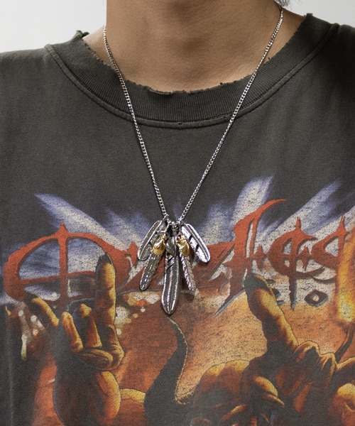JOHN'S CLOSET（ジョンズクローゼット）の「【40】フェザーチャームネックレス（ネックレス・メンズ・シルバー/シルバー系その他3/シルバー系その他6/シルバー系その他4/シルバー系その他2/シルバー系その他5・FREE）」の13枚目の写真