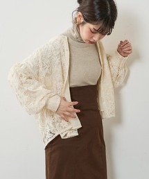 natural couture | 刺繍シアーブラウス(シャツ/ブラウス)