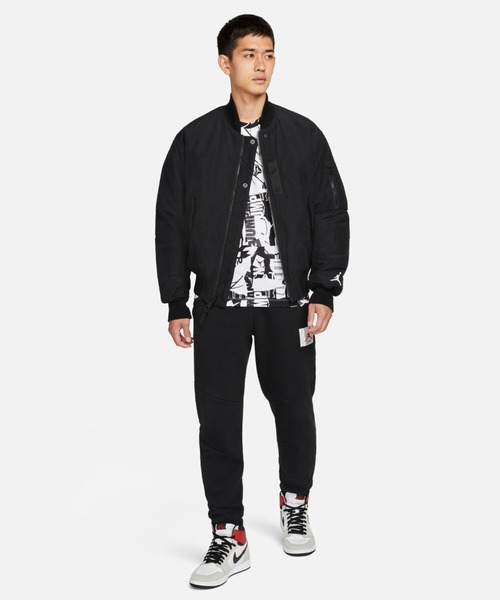 ESSENTIALS ブラック MA-1ジャケット EC先行販売】0_672_L ヴィンテージストレッチ MA-1ジャケット