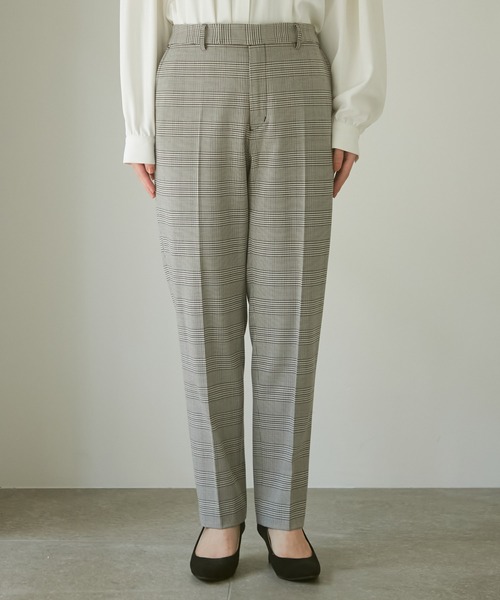 VIS（ビス）の「【HOT BEAUTY STRETCH】あたたか極伸びスティックパンツ【洗濯機可】（スラックス・レディース・ライトグレー/ブラック/ピンク/オフホワイト・M/SS/S）」の10枚目の写真