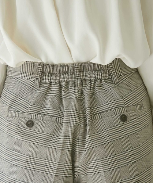 VIS（ビス）の「【HOT BEAUTY STRETCH】あたたか極伸びスティックパンツ【洗濯機可】（スラックス・レディース・ライトグレー/ブラック/ピンク/オフホワイト・M/SS/S）」の22枚目の写真