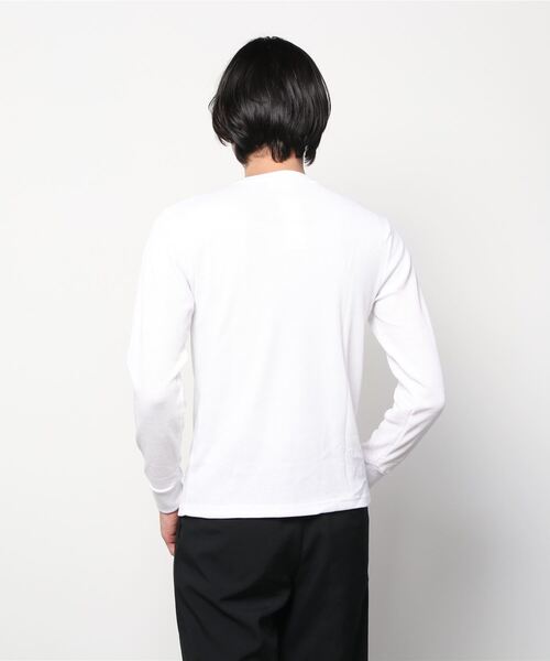 Bling Leads(ブリングリーズ)の「20/- サーマル 袖リブ クルーネック ロング Tシャツ(Tシャツ/カットソー・メンズ・ホワイト/ベージュ/ネイビー/グレー/カーキ/ライトピンク/ブラック・M/L/XL)」の9枚目の写真