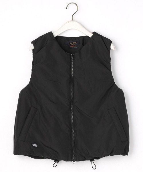 Grand PARK（グランドパーク）の「ウォッシャブル軽量中綿ベスト（Tシャツ/カットソー・レディース・ベージュ/ブラック/キャメル/カーキ・FREE）」の8枚目の写真