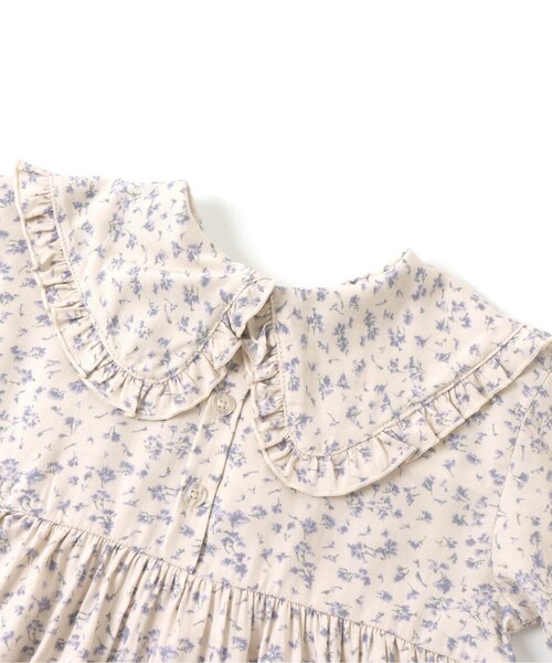 apres les cours(アプレレクール)の「ビッグカラーワンピース(ワンピース・キッズ・その他3/ミント/アイボリー/チェック/レンガ・90/120/80/140/130/110/100)」の8枚目の写真