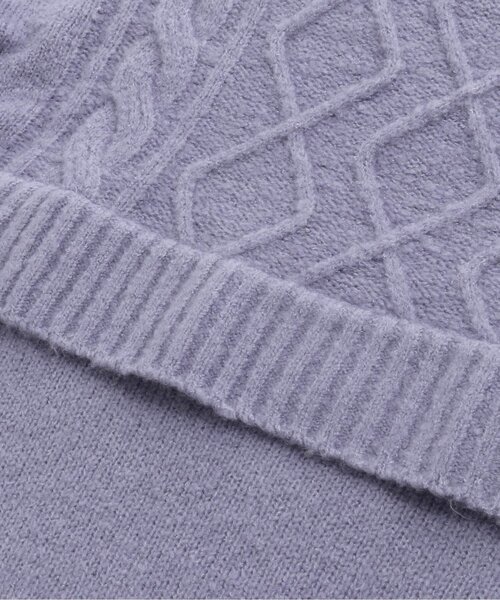 algy（アルジー）の「レイヤード風ニットワンピ（ワンピース・キッズ・ピンク/ベージュ/ラベンダー・X-SMALL/SMALL/XX-SMALL/MEDIUM）」の8枚目の写真