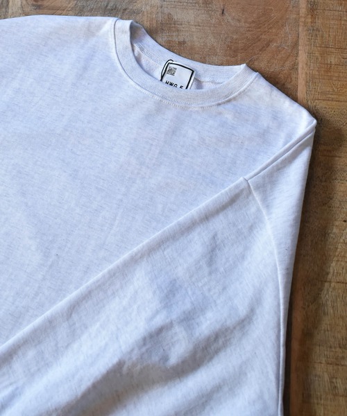 HWG_5（エイチダブルゴー）の「袖ボリュームスウェット（スウェット・レディース・サックスブルー/グリーン/ブラック/ホワイト・FREE）」の7枚目の写真