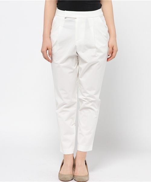 LIMITLESS LUXURY（リミットレスラグジュアリー）の「MRタックパンツ。（その他パンツ・レディース・ブラック/ホワイト/キャメル・36/34）」の14枚目の写真