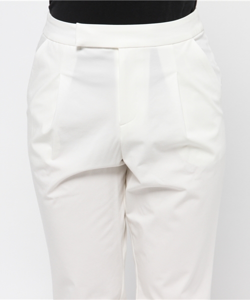LIMITLESS LUXURY（リミットレスラグジュアリー）の「MRタックパンツ。（その他パンツ・レディース・ブラック/ホワイト/キャメル・36/34）」の10枚目の写真