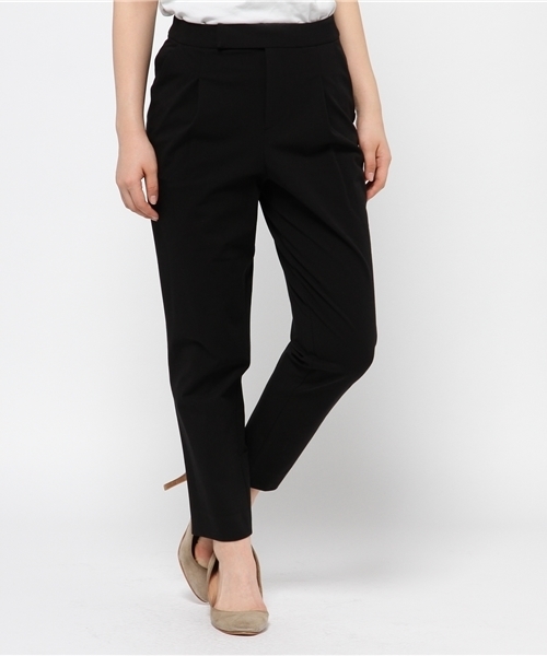 LIMITLESS LUXURY（リミットレスラグジュアリー）の「MRタックパンツ。（その他パンツ・レディース・ブラック/ホワイト/キャメル・36/34）」の12枚目の写真