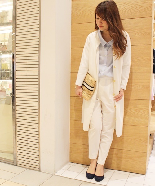 LIMITLESS LUXURY（リミットレスラグジュアリー）の「MRタックパンツ。（その他パンツ・レディース・ブラック/ホワイト/キャメル・36/34）」の19枚目の写真