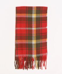 Samansa Mos2 blue | チェックマフラー(マフラー)