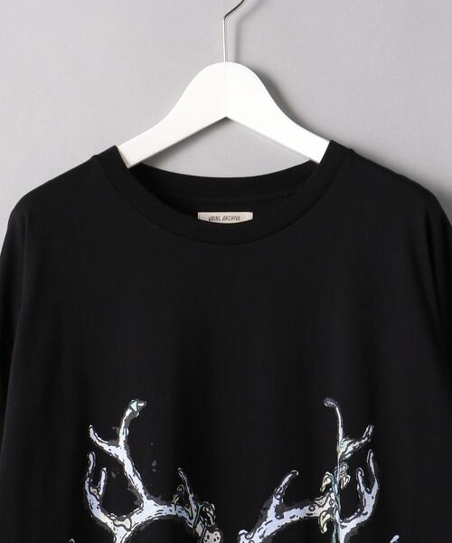 VAINL ARCHIVE（ヴァイナルアーカイブ）の「＜VAINL ARCHIVE＞ PAIR URARA/カットソー（Tシャツ/カットソー・メンズ・ブラック/ホワイト・M/L）」の7枚目の写真