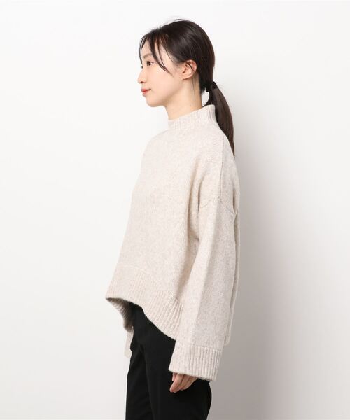 Lugnoncure（ルノンキュール）の「メランジハイネックニット（ニット/セーター・レディース・オフホワイト/オレンジ/ブルー・ﾌﾘ-）」の6枚目の写真