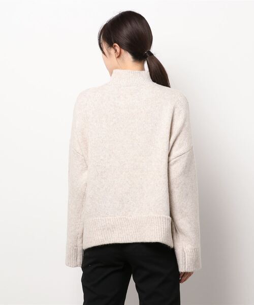 Lugnoncure（ルノンキュール）の「メランジハイネックニット（ニット/セーター・レディース・オフホワイト/オレンジ/ブルー・ﾌﾘ-）」の5枚目の写真