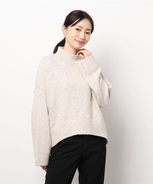 Lugnoncure（ルノンキュール）の「メランジハイネックニット（ニット/セーター・レディース・オフホワイト/オレンジ/ブルー・ﾌﾘ-）」の8枚目の写真