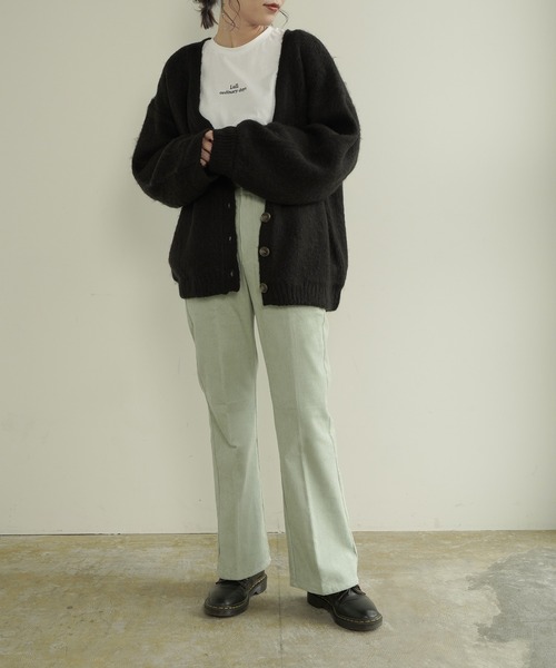 Lull（ルル）の「【Lull / ルル】裏地付きモヘアライクカーディガン