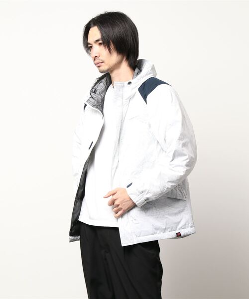 FLY3フライスリー綿竹カシミア素材シームレスニット52L /コットンカシミヤ