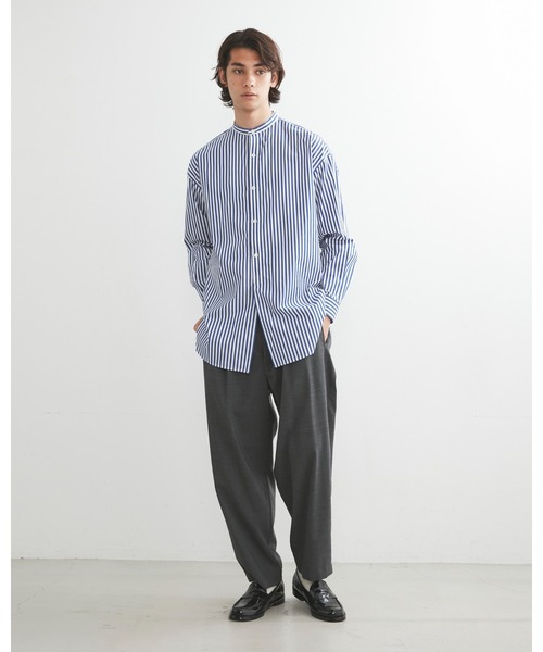 Traditional Weatherwear(トラディショナルウェザーウェア)の「GTS TUCK UP SHIRT(シャツ/ブラウス・メンズ・ブルー系その他・M/S)」の1枚目の写真