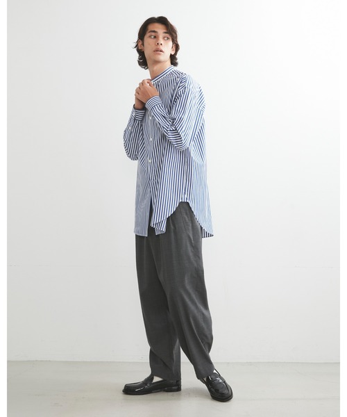 Traditional Weatherwear(トラディショナルウェザーウェア)の「GTS TUCK UP SHIRT(シャツ/ブラウス・メンズ・ブルー系その他・M/S)」の3枚目の写真