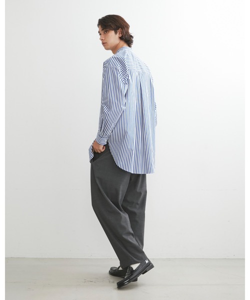 Traditional Weatherwear(トラディショナルウェザーウェア)の「GTS TUCK UP SHIRT(シャツ/ブラウス・メンズ・ブルー系その他・M/S)」の4枚目の写真