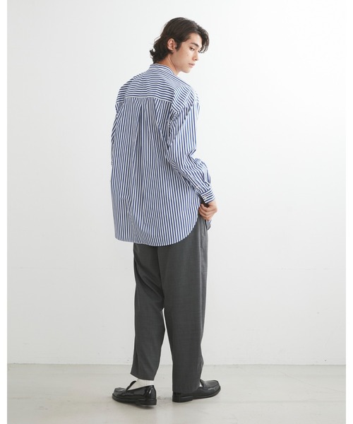 Traditional Weatherwear(トラディショナルウェザーウェア)の「GTS TUCK UP SHIRT(シャツ/ブラウス・メンズ・ブルー系その他・M/S)」の5枚目の写真