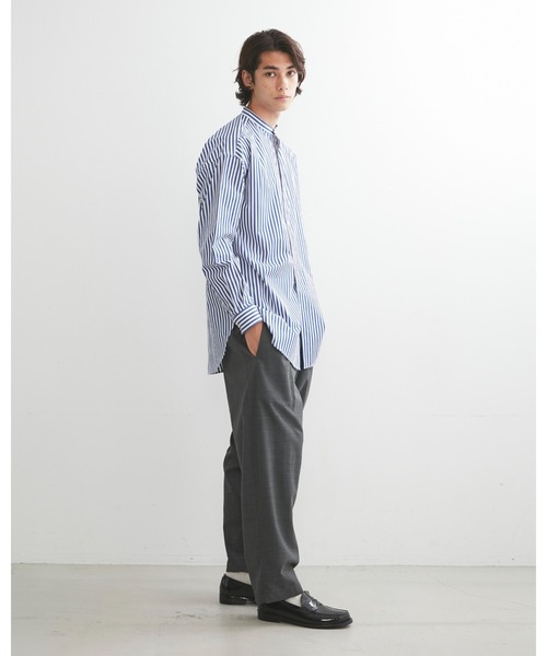 Traditional Weatherwear(トラディショナルウェザーウェア)の「GTS TUCK UP SHIRT(シャツ/ブラウス・メンズ・ブルー系その他・M/S)」の6枚目の写真