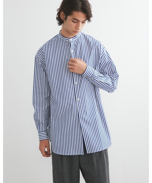 Traditional Weatherwear(トラディショナルウェザーウェア)の「GTS TUCK UP SHIRT(シャツ/ブラウス・メンズ・ブルー系その他・M/S)」の8枚目の写真