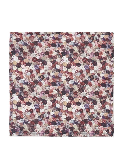 Paul Smith COLLECTION（ポールスミスコレクション）の「フラワープリント ハンカチ / 214662 KHANK（ハンカチ/ハンドタオル・メンズ・パープル系その他/マルチ・FREE）」の3枚目の写真
