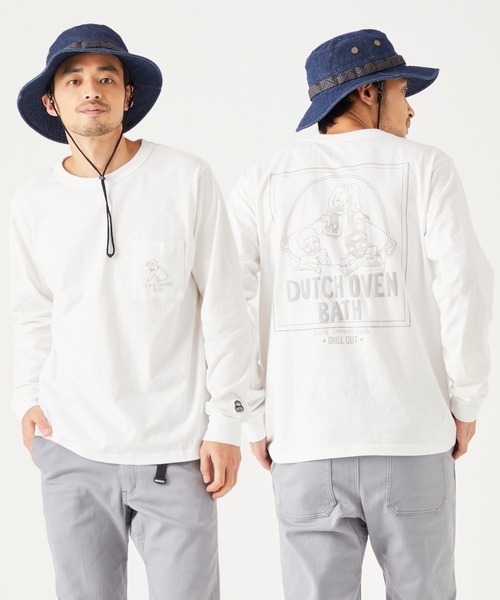 KRIFF MAYER（クリフメイヤー）の「抗菌PTロンTEE(ダッチオーブン)（Tシャツ/カットソー・メンズ・オフホワイト/ベージュ/ブルーグリーン/ネイビー/オレンジ・SMALL/LARGE/X-LARGE/MEDIUM）」の2枚目の写真