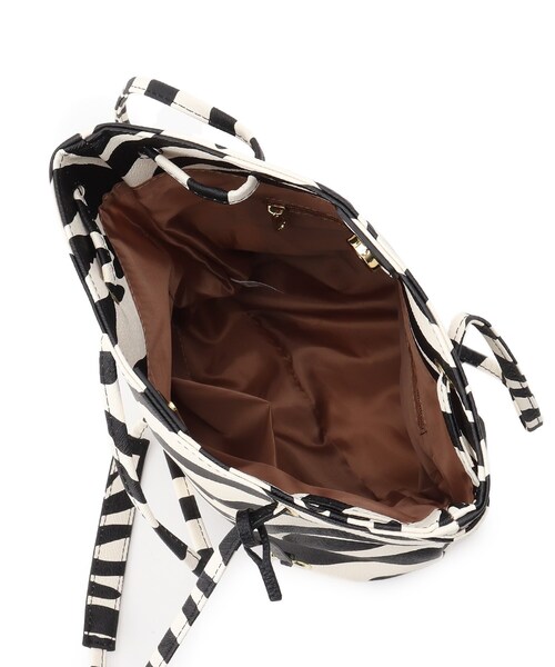 DRESKIP(ドレスキップ)の「◆アソート柄バケツトート(トートバッグ・レディース・ブラック/アイボリー/ブラック系/ブラウン系4・00)」の8枚目の写真