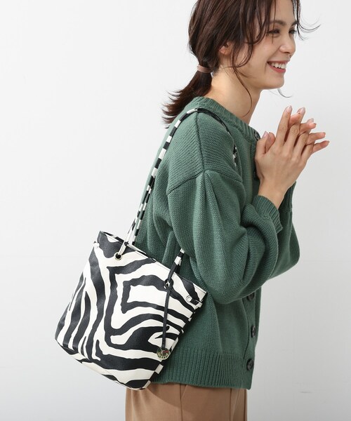 DRESKIP(ドレスキップ)の「◆アソート柄バケツトート(トートバッグ・レディース・ブラック/アイボリー/ブラック系/ブラウン系4・00)」の12枚目の写真