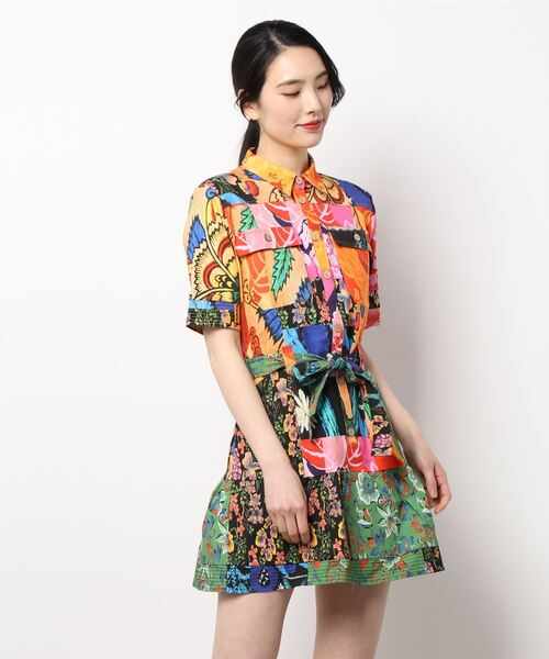 Desigual(デシグアル)の「M. Christian Lacroix シャツワンピース(ワンピース・レディース・マルチ・L/XL/M/XS/S)」の4枚目の写真