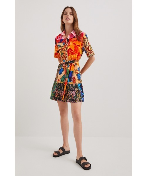 Desigual(デシグアル)の「M. Christian Lacroix シャツワンピース(ワンピース・レディース・マルチ・L/XL/M/XS/S)」の8枚目の写真