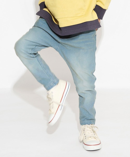 BRANSHES（ブランシェス）の「【やわらか】イージー&イージーロングパンツ（スウェットパンツ・キッズ・ベージュ/グレー/カーキ/ブルー/カーキオリーブ/ブラック・150/100/90/130/110/120/140）」の6枚目の写真