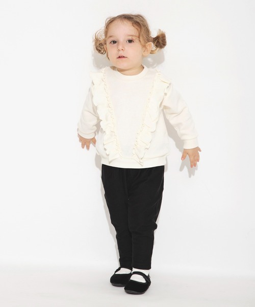 BRANSHES（ブランシェス）の「【やわらか】イージー&イージーロングパンツ（スウェットパンツ・キッズ・ベージュ/グレー/カーキ/ブルー/カーキオリーブ/ブラック・150/100/90/130/110/120/140）」の10枚目の写真