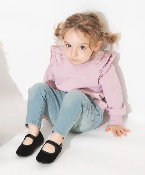 BRANSHES（ブランシェス）の「【やわらか】イージー&イージーロングパンツ（スウェットパンツ・キッズ・ベージュ/グレー/カーキ/ブルー/カーキオリーブ/ブラック・150/100/90/130/110/120/140）」の16枚目の写真