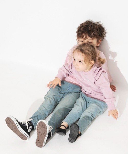 BRANSHES（ブランシェス）の「【やわらか】イージー&イージーロングパンツ（スウェットパンツ・キッズ・ベージュ/グレー/カーキ/ブルー/カーキオリーブ/ブラック・150/100/90/130/110/120/140）」の14枚目の写真