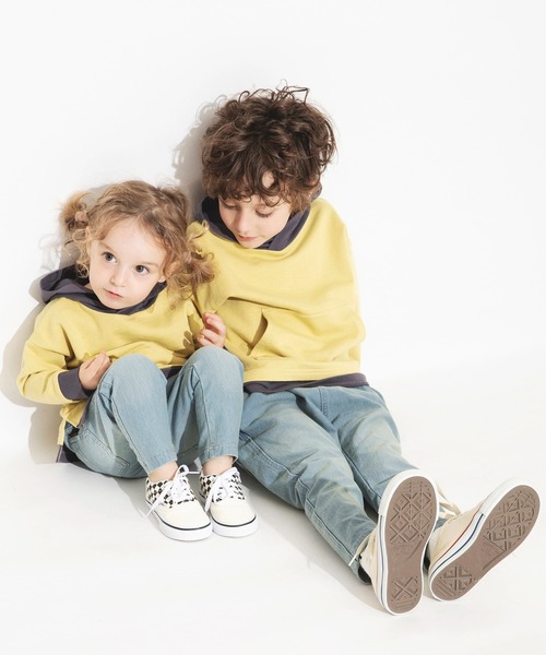 BRANSHES（ブランシェス）の「【やわらか】イージー&イージーロングパンツ（スウェットパンツ・キッズ・ベージュ/グレー/カーキ/ブルー/カーキオリーブ/ブラック・150/100/90/130/110/120/140）」の21枚目の写真