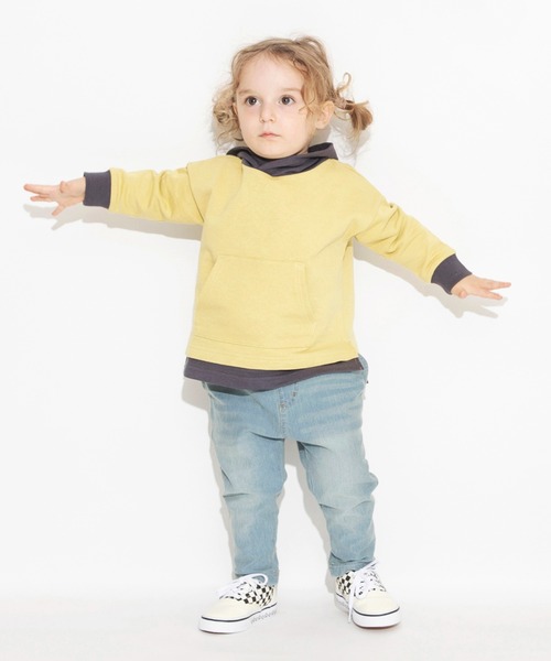 BRANSHES（ブランシェス）の「【やわらか】イージー&イージーロングパンツ（スウェットパンツ・キッズ・ベージュ/グレー/カーキ/ブルー/カーキオリーブ/ブラック・150/100/90/130/110/120/140）」の20枚目の写真