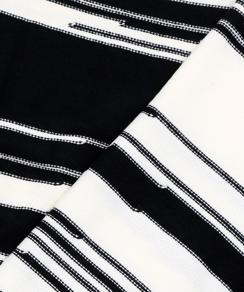 Figments（フィグメンツ）の「オーバージャガードニット（ニット/セーター・レディース・オフホワイト/ブラック・FREE）」の8枚目の写真