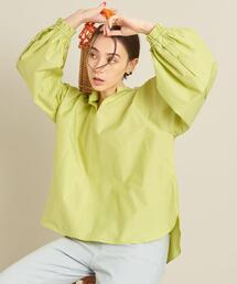 BEAUTY&YOUTH UNITED ARROWS | BY ボリュームスリーブスキッパーブラウス -ウォッシャブル- ∴(シャツ/ブラウス)