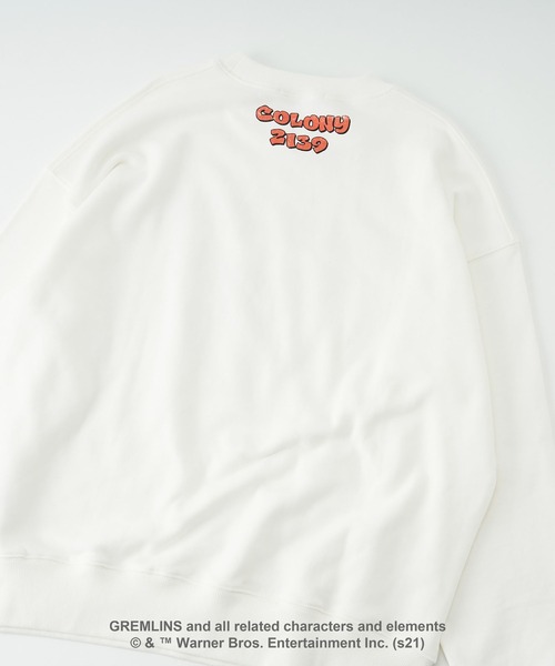 COLONY 2139(コロニートゥーワンスリーナイン)の「【COLONY2139_GREMLINS】スウェットプルオーバー(ユニセックス対応)(パーカー・メンズ・ホワイト/ブラック/グレー・MEDIUM/LARGE)」の4枚目の写真